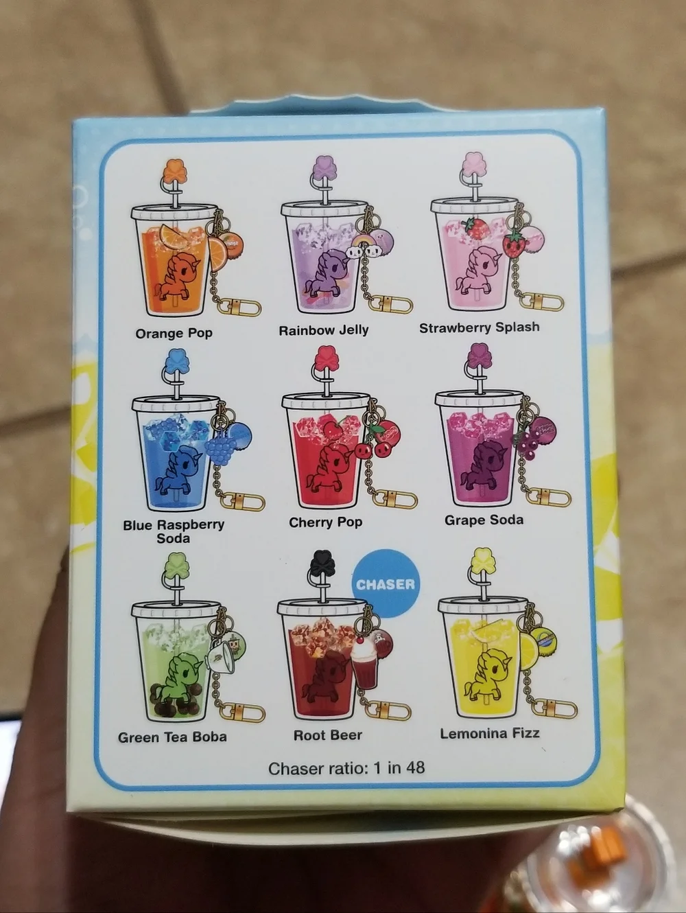 Tokidoki Beverage Besties: Orange Pop Bag Charm